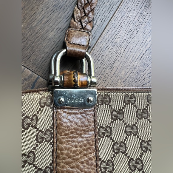 Authentic rare Gucci bamboo shoulder bag - Picture 4 of 16